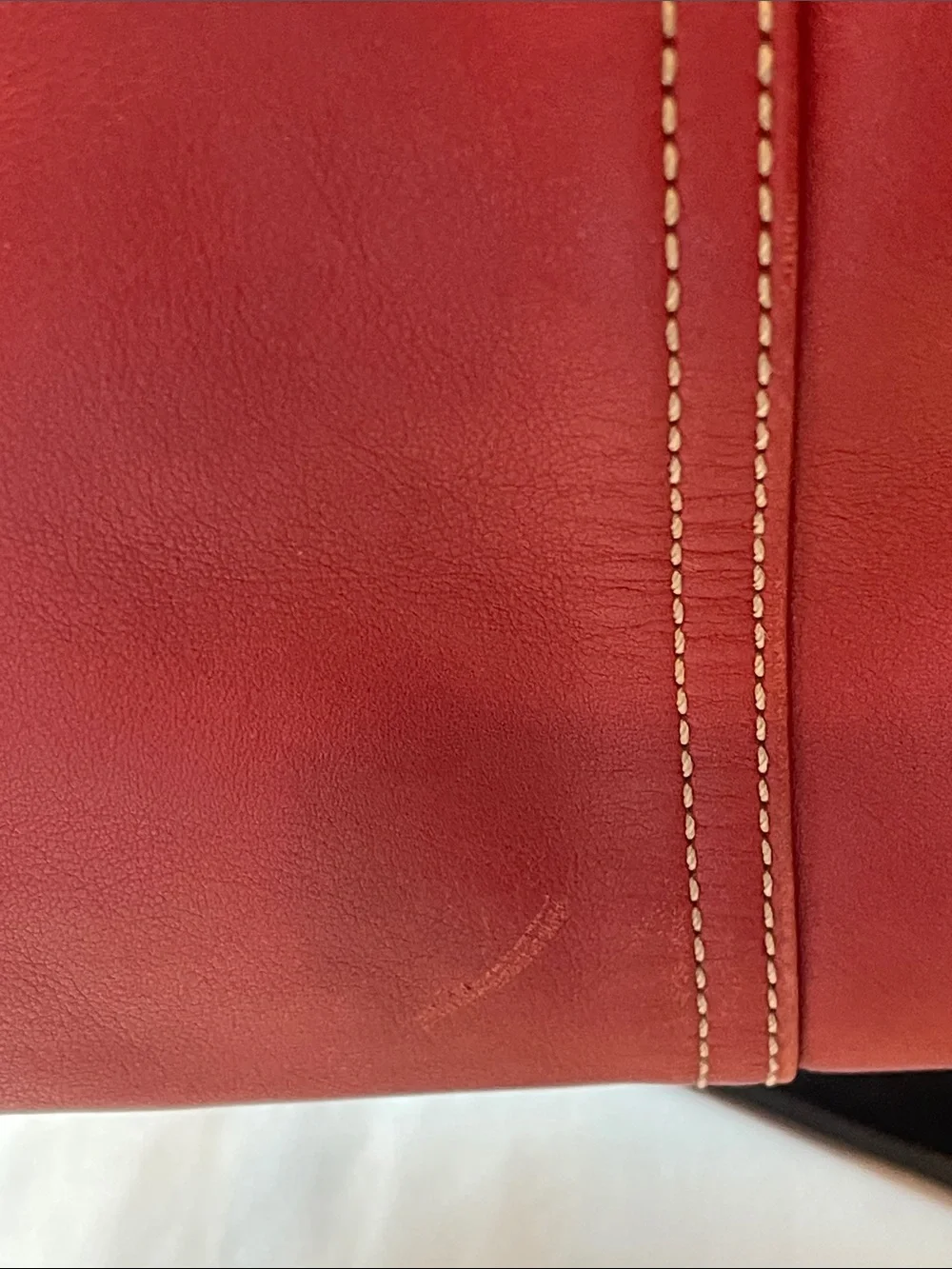 Coach Legacy Red Leather Hobo Shoulder Purse 9566 VTG